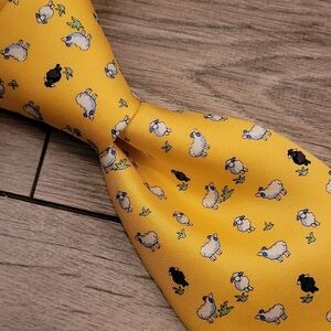 NWT 100% silk brooks brothers black sheep tie